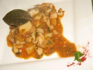 Sepia guisada con patatas