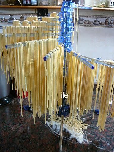 Colgador de fideos o tallarines y recetas