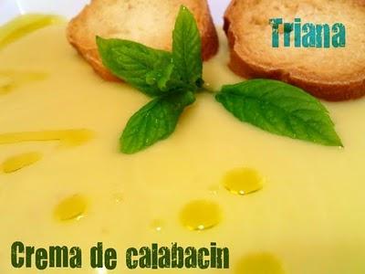 Crema de calabacin