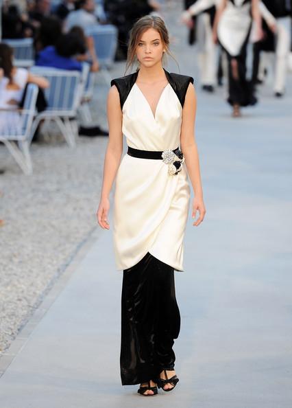A model walks the runway during the Chanel Collection Croisiere Show 2011-12 at the Hotel du Cap on May 9, 2011 in Cap d'Antibes, France.