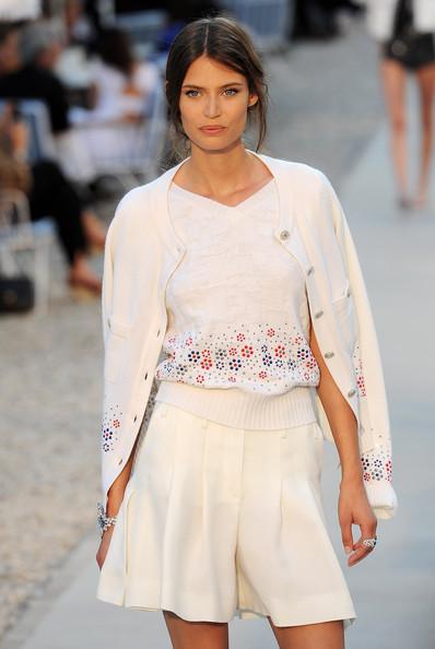 A model walks the runway during the Chanel Collection Croisiere Show 2011-12 at the Hotel du Cap on May 9, 2011 in Cap d'Antibes, France.