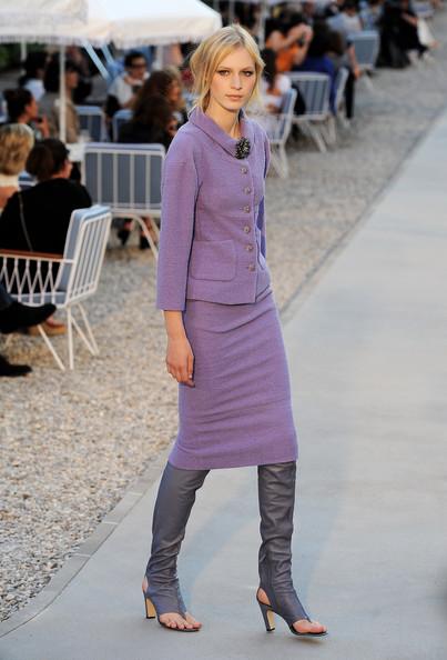 A model walks the runway during the Chanel Collection Croisiere Show 2011-12 at the Hotel du Cap on May 9, 2011 in Cap d'Antibes, France.