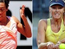 Roma: Schiavone Sharapova debutaron victorias