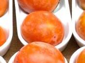 Delicias persimón, queso azul champiñones