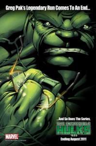 Greg Pak termina su etapa en The Incredible Hulk el próximo agosto, y con ello la serie