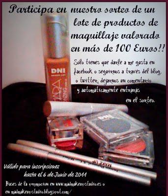 Participa en el sorteo de un lote de productos de maquillaje profesional!!