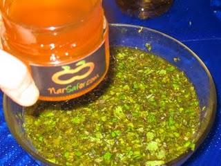 Ensalada mozárabe de cous-cous con naranja, dátiles y menta. NarSafor y Dismuco