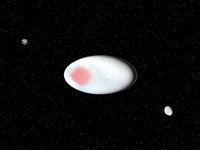 El planeta enano Haumea brilla con hielo cristalino