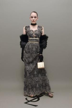 Yves Saint Laurent Pre-Fall 2011 Print Gown Profile Photo