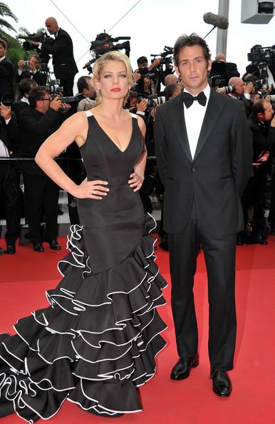 Director Angela Ismailos (L) and Matador Sebastian Palomo Danko attend the Opening Ceremony at the Palais des Festivals during the 64th Cannes Film Festival on May 11, 2011 in Cannes, France.