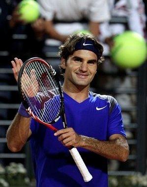 Masters de Roma: Debut y despedida para Berlocq; Federer, a octavos