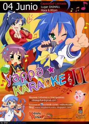 Yappa Karaoke II este 4 de junio
