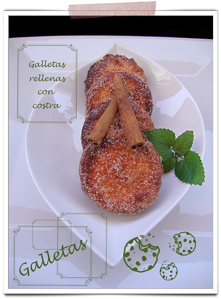 Galletas Rellenas con Costra