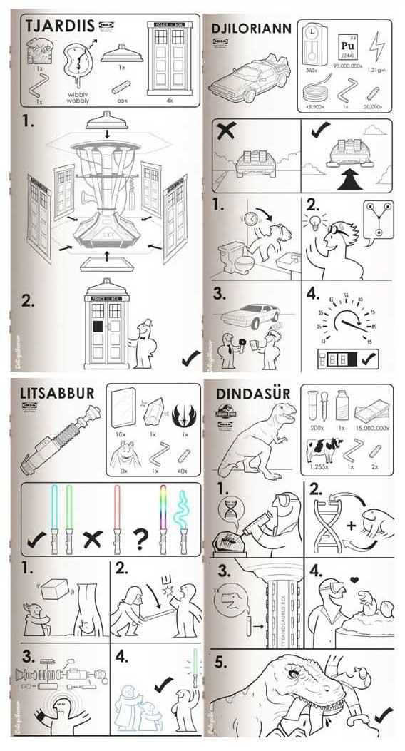 Sci-Fi Ikea Manuals