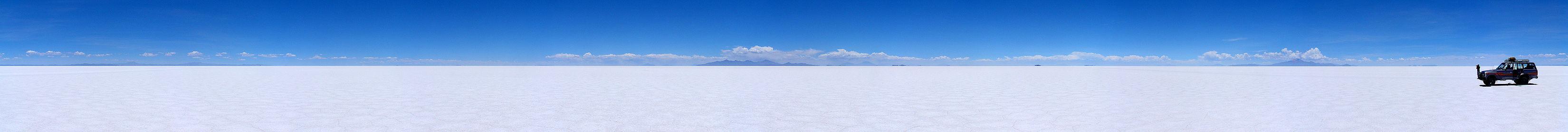 Un espejo de sal en Bolivia