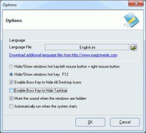 Utiliza Magic Boss Key para ocultar instantáneamente Facebook en el trabajo