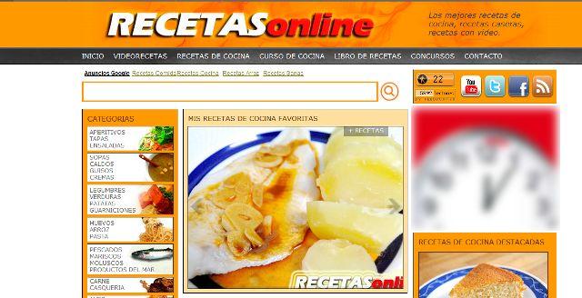 Nueva imagen RECETASonline - Recetas de cocina RECETASonline