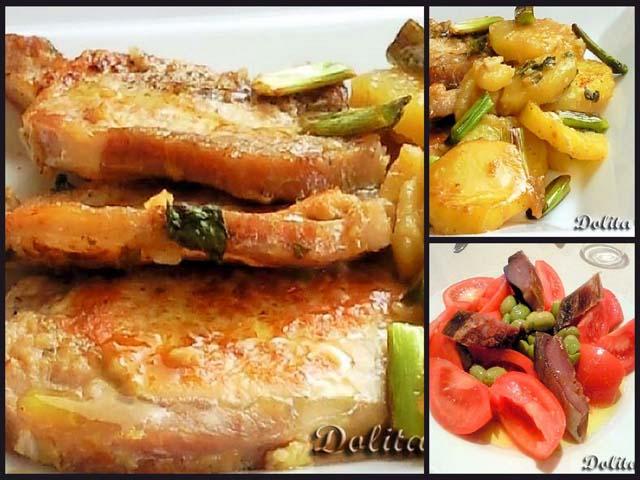 LOMO CON PATATAS AL AJO CABAÑIL