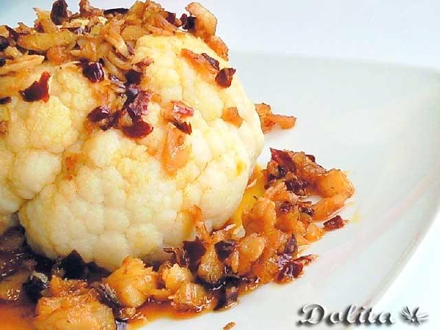 COLIFLOR CON BACALAO AJOARRIERO