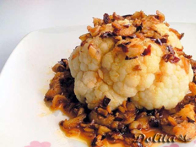 COLIFLOR CON BACALAO AJOARRIERO