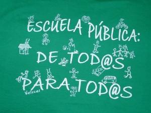 51.- Vallecas no se cansa: “marea verde” en defensa de la educación pública