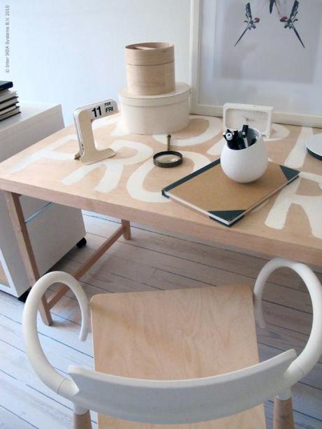 Ikea hack: mesa plegable como mesa de trabajo