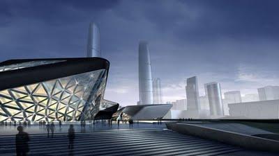 Opera House Guangzhou, Zaha Hadid architects