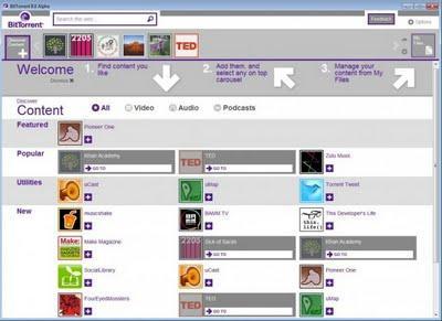 BitTorrent lanza primer beta de su rediseño