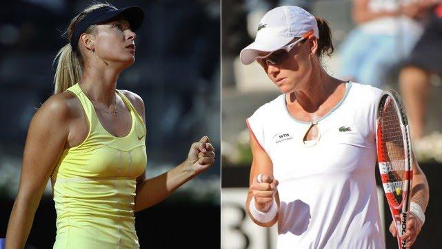 Roma: Sharapova y Stosur se disputarán el título