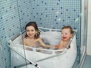 Bañera hinchable para plato de ducha
