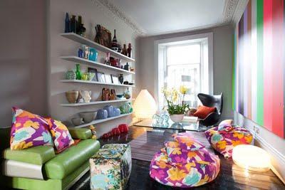 Salas de estar: Elegancia Vibrante en Londres por Domus Nova