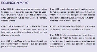 Salinas. Fiestas de Moros y Cristianos 2011