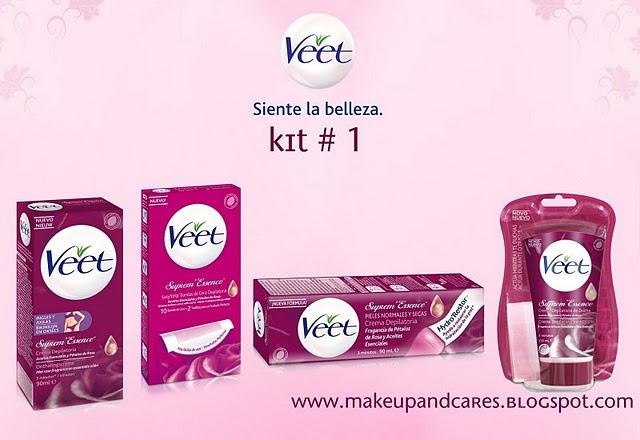 Makeup and Cares te invita a participar en el sorteo de 3 kits de productos Veet.