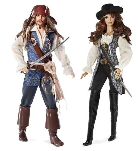 Barbie Collector lanza los muñecos de Piratas del Caribe: Navegando aguas misteriosas