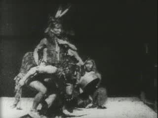 Indios Siux Sioux buffalo dance, 1894.ogg