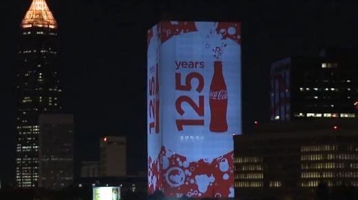 3D a lo grande para el 125 aniversario de Coca-Cola