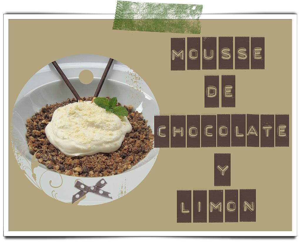 ChocoAdictos I- Mousse de Chocolate Blanco y Limón