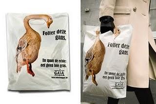 Creatividad en la bolsa de la compra