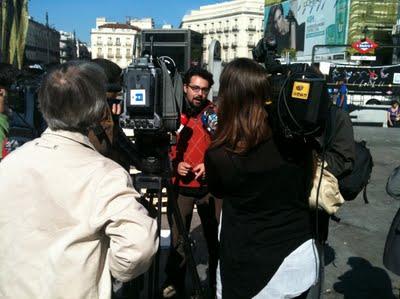 Por una democracia real, manifestación en Valladolid