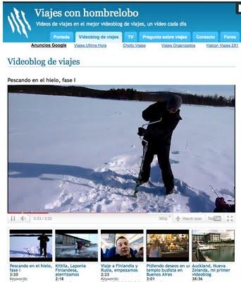 Pequeñas pantallas; hombrelobo.com, un diario de viajes más que interesante