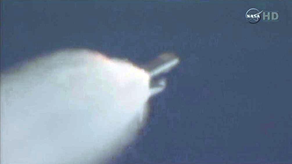 Imágenes del despegue de Endeavour STS-134