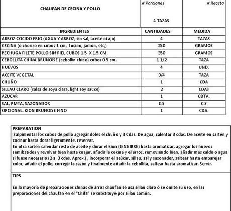 Arroz chaufan de cecina y pollo