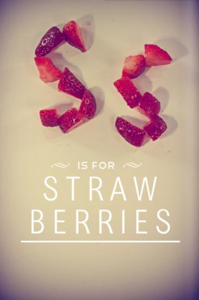 Tipografruta, un alfabeto que se come