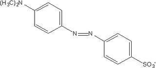 naranja de metilo azocolorante