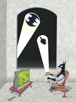LLamada canina al súper héroe Batman.