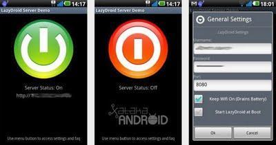 LazyDroid Web Desktop, controla tu dispositivo Android desde el navegador LazyDroid Web Desktop, controla tu dispositivo Android desde el navegador