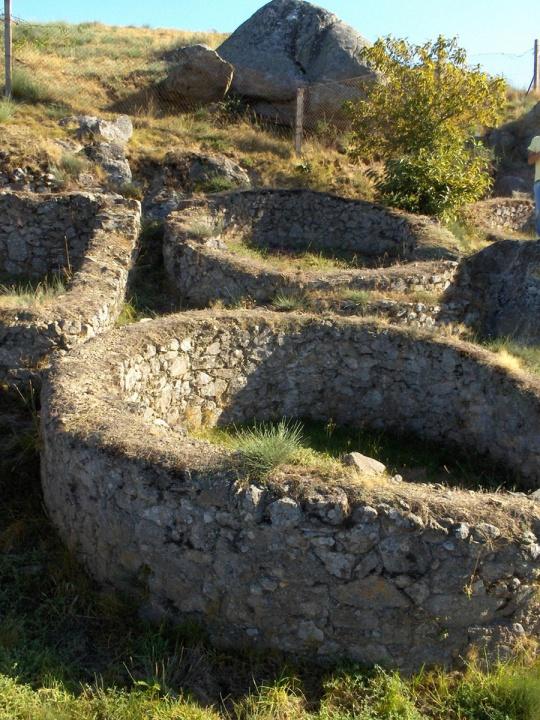 Ruinas en Castromao (Orense, Galicia)