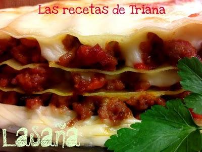 Lasaña de carne