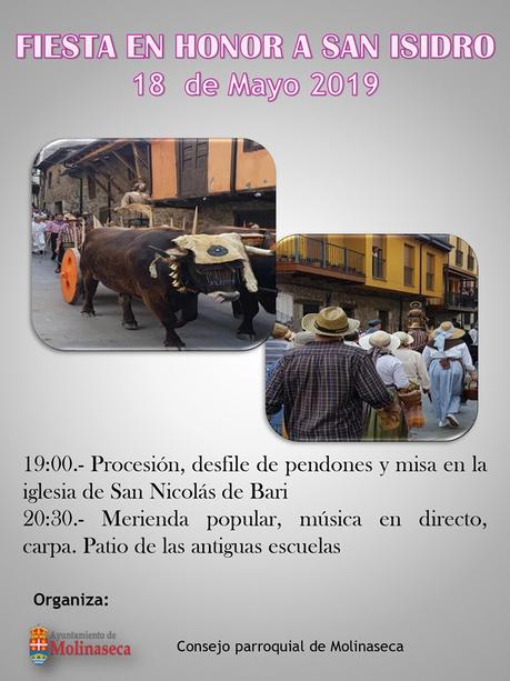 Fiestas en honor a San Isidro 2019 en Molinaseca