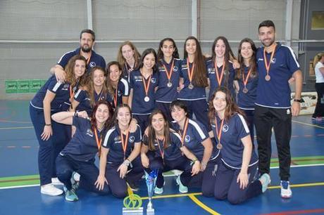 El Cajasol Juvasa Voley Bronce en el Cpto. España Juvenil Femenino.